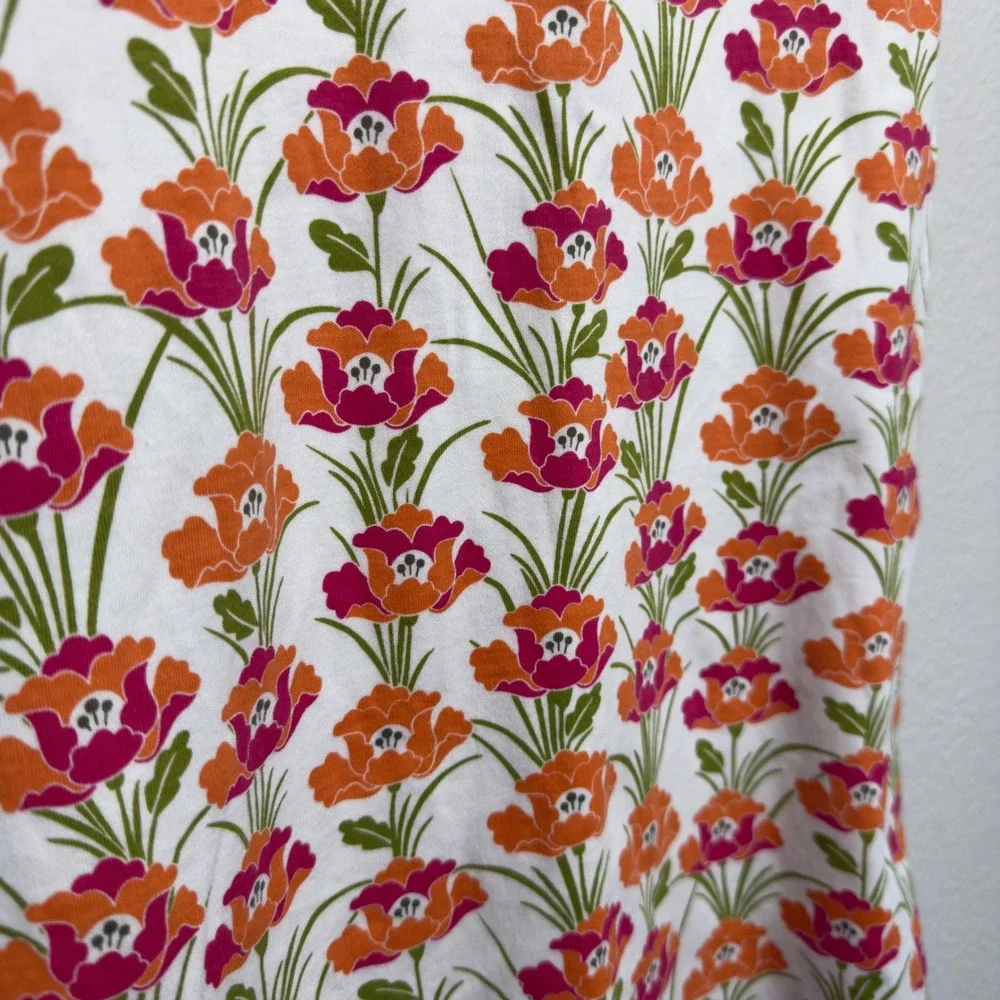 Tea‎ Collection Kids Girls Floral Print Sleeveless Wrap Dress Size 7 Floral y2k